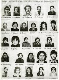 Fotografía grupal Huelguistas en la Cepal, 1977. Fondo Ortiz Rojas, Museo de la Memoria y los Derechos Humanos.