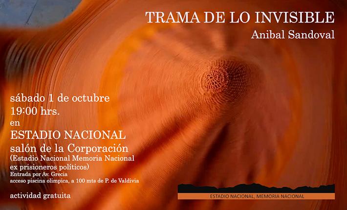 Mañana el estudiante Aníbal Sandoval presenta su tesis "Trama de lo Invisible". Una instalación-performance que se realizará en La Caracola Velódromo Sur del Estadio Nacional.