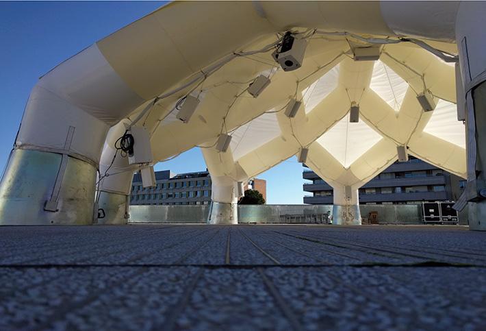 La experiencia se desarrolla en el interior de un domo de 11 metros de diámetro ¿creado por Portable Multimedia Solutions y Eurecat¿ y que tiene unas características de sonido 3D sin precedentes.