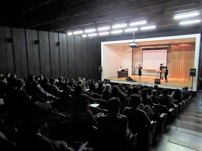 Cerca de 300 personas asistieron al Concierto de Mujeres Compositoras en el Auditorio de sede Las Encinas de la Facultad de Artes.