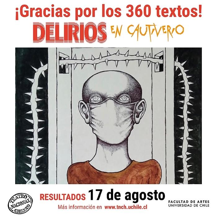 El resultado del concurso "Delirios en cautiverio" estará disponible en la página web www.tnch.uchile.cl desde el 17 de agosto.