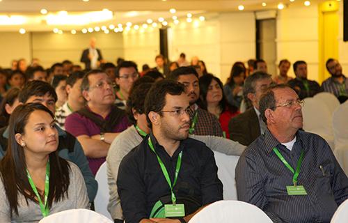 Los asistentes a esta versión del Congreso de la Sociedad Agronómica de Chile, que se desarrolla entre el 27 y 29 de octubre. 