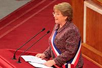 Presidenta Michelle Bachelet.