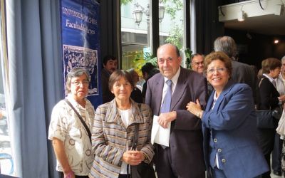 Manuel Dannemann Rothstein, Nancy Sattler y dos integrantes de la A.Ch.R.B. Manuel Dannemann Rothstein, Nancy Sattler y dos integrantes de la A.Ch.R.B.