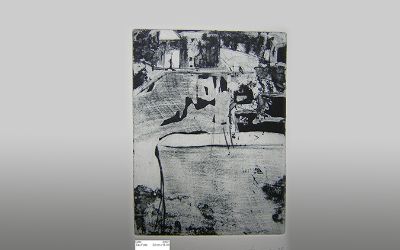 Lorena Vargas Fuenzalida - "Calle" Grabado aguafuerte, 10x7cm. 1986 Lorena Vargas Fuenzalida - "Calle" Grabado aguafuerte, 10x7cm. 1986