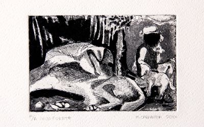 Macarena Andrea Carranza Fuentes - Grabado aguafuerte, P/A 10x15cm. 2016 Macarena Andrea Carranza Fuentes - Grabado aguafuerte, P/A 10x15cm. 2016