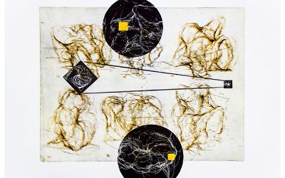 María José Romero Mesías - Estudio de Figuras Orgánicas Grabado aguafuerte, P/A 37x40cm. 2015 María José Romero Mesías - Estudio de Figuras Orgánicas Grabado aguafuerte, P/A 37x40cm. 2015