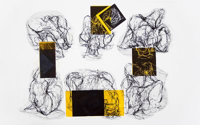 María José Romero Mesías - Estudio de Figuras Orgánicas Grabado aguafuerte, P/A 37x40cm. 2015 María José Romero Mesías - Estudio de Figuras Orgánicas Grabado aguafuerte, P/A 37x40cm. 2015