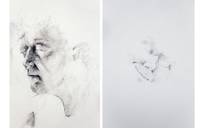 Mariola Quirland - Dibujo lápiz sobre papel 39x55cm. 2016 Mariola Quirland - Dibujo lápiz sobre papel 39x55cm. 2016