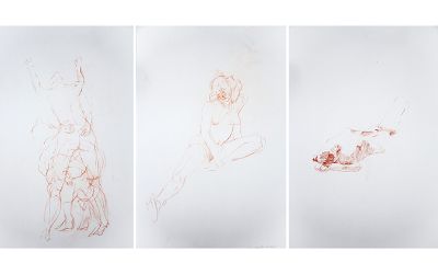 Mariola Quirland - Dibujo lápiz sobre papel 39x55cm. 2016 Mariola Quirland - Dibujo lápiz sobre papel 39x55cm. 2016