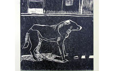 Solange Michele Germain Medina - "Callejero" xilografía, P/A 20x20cm. 2014 Solange Michele Germain Medina - "Callejero" xilografía, P/A 20x20cm. 2014