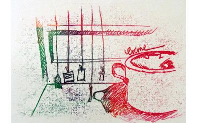 Solange Michele Germain Medina - "Cocine" monocopia, P/A 28x21.5 cm. 2014 Solange Michele Germain Medina - "Cocine" monocopia, P/A 28x21.5 cm. 2014