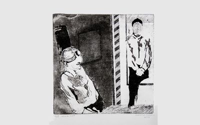 Valentina Paz Arellano Pizarro - Grabado aguafuerte, 4/5 20x20cm. 2013 Valentina Paz Arellano Pizarro - Grabado aguafuerte, 4/5 20x20cm. 2013