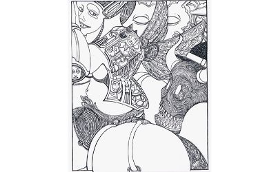 Mauricio Cortés Fuentes - "GA3 Convicción" Grabado buril, P/A 12x14.5cm. 2016 Mauricio Cortés Fuentes - "GA3 Convicción" Grabado buril, P/A 12x14.5cm. 2016