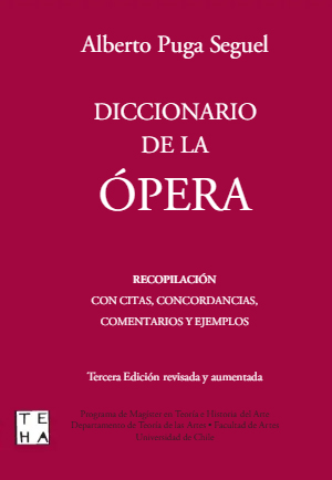 Libro "Diccionario de la Ópera"