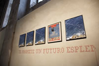 Nury González demoró tres horas en bordar cada letra para dar vida a su obra "Mar de llanto".