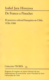 El lanzamiento del libro "De Franco a Pincohet. El proyecto cultural franquista en Chile, 1936-1980" se realizará a las 19:00 hrs del jueves 31 de mayo.