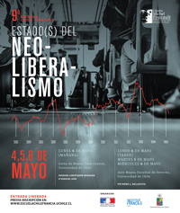 La mesa "La aparente sin-frontera neoliberal del mercado del arte" se realizará el lunes 4 de mayo, a las 11:30 horas, en el Salón de Honor de la Casa Central.